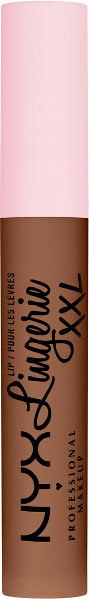 Nyx Professional Makeup Lip Lingerie XXL - Hot Caramelo - Matte, niet-overdraagbare lippenstift - Lichtbruin