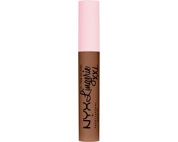 Nyx Professional Makeup Lip Lingerie XXL - Hot Caramelo - Matte, niet-overdraagbare lippenstift - Lichtbruin