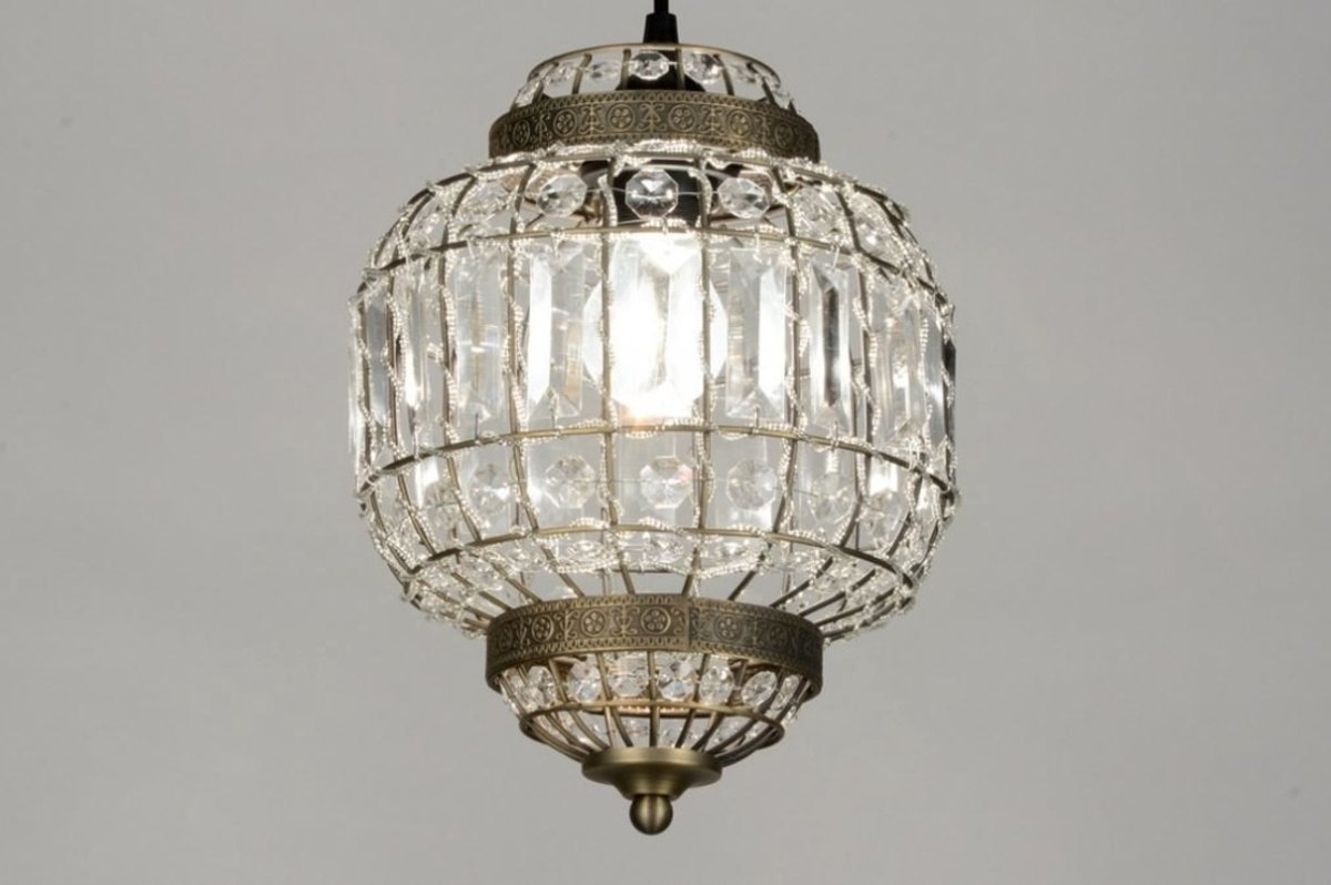 Lumidora Hanglamp 71599 - MO - E27 - Brons - Metaal - ⌀ 23 cm