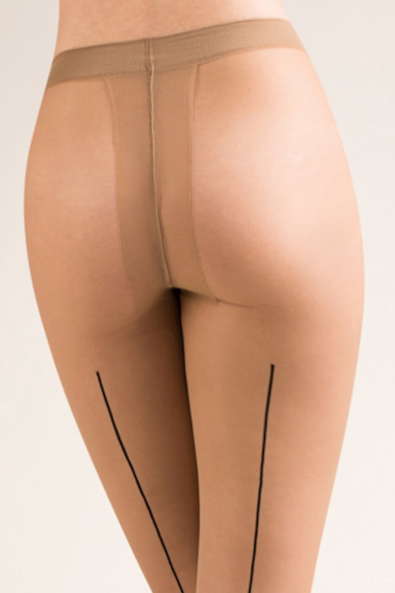 Naadpanty - 20 Denier - Beige - Maat: M - Model: Bella - Merk: Gabriella