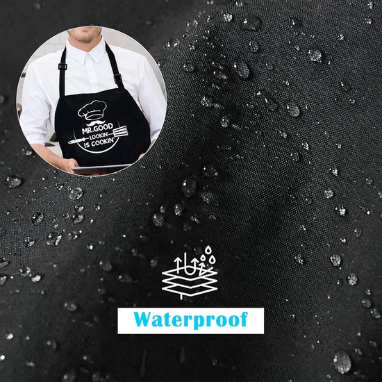 SAVITA Hoed Schort Set Witte Chef-Kok Hoed Zwart-Wit Gestreepte Schort Professionele Chef-Kok Outfit Set, Voor Volwassenen Huis Hotel Restaurant