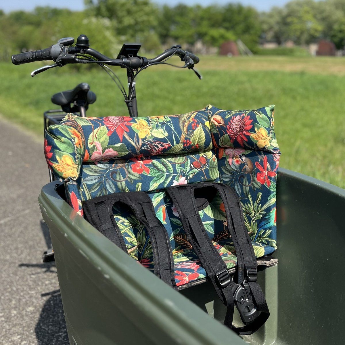 Bakfiets kussen Dolly - Jungle