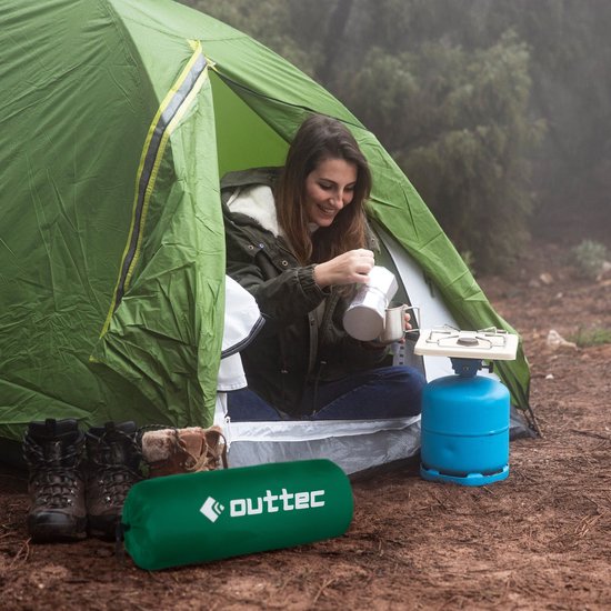 Outtec® Zelfopblazend Luchtmatras - Luchtbed - Slaapmat - 180x53 cm - Ultralicht - Waterdicht - Opblaasbaar Matras - Camping, Outdoor van Outtec — afbeelding 3