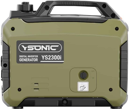 YSONIC YS2300i Inverter Generator - Aggregaat - 2KW - 230V Benzine Stroomgenerator - USB - Autolader en Parallel Poort - Fluisterstil 58 dB - Olie en Overload Alarm