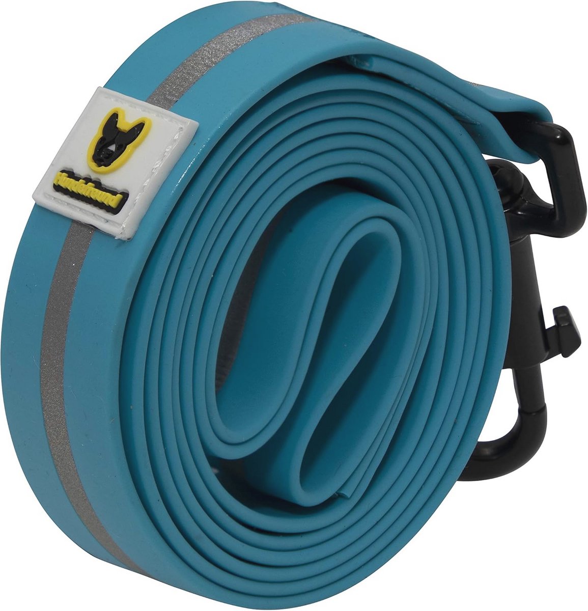 Zachte hondenriem 150 cm - neon oplichtend en reflecterend - veilig en comfortabel voor honden