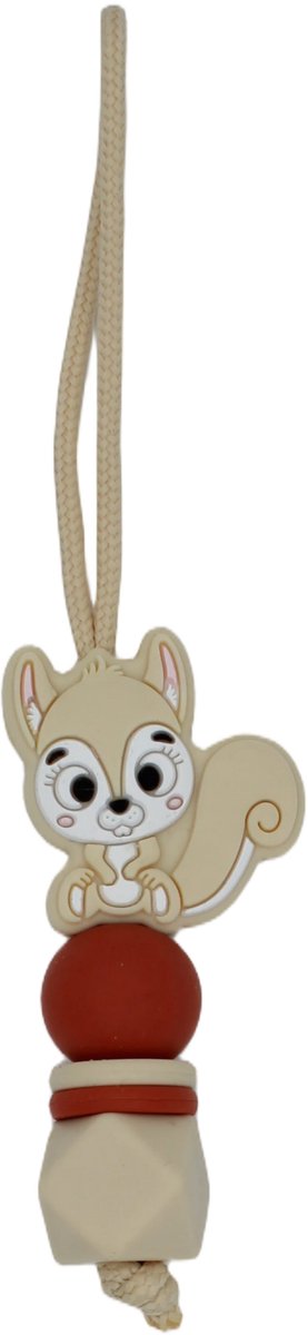 Jas Zipper Puller Eekhoorn Beige