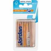 Jordan - Dental Sticks - Extra dunne tandenstokers - 105 Stokers