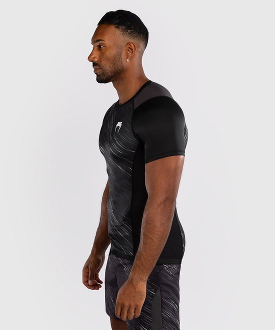 Maillot de bain Venum Tectonic Rapid Rashguard Wit Zwart - S