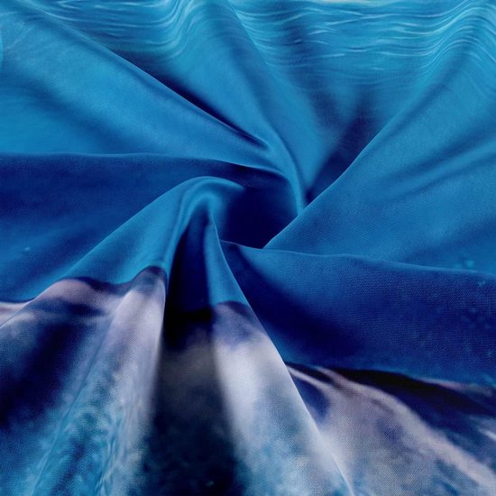 Ulticool - Dolphin Sea Coral Dolphins - Tapisserie - 200x150 cm - Groot tapisserie - Affiche