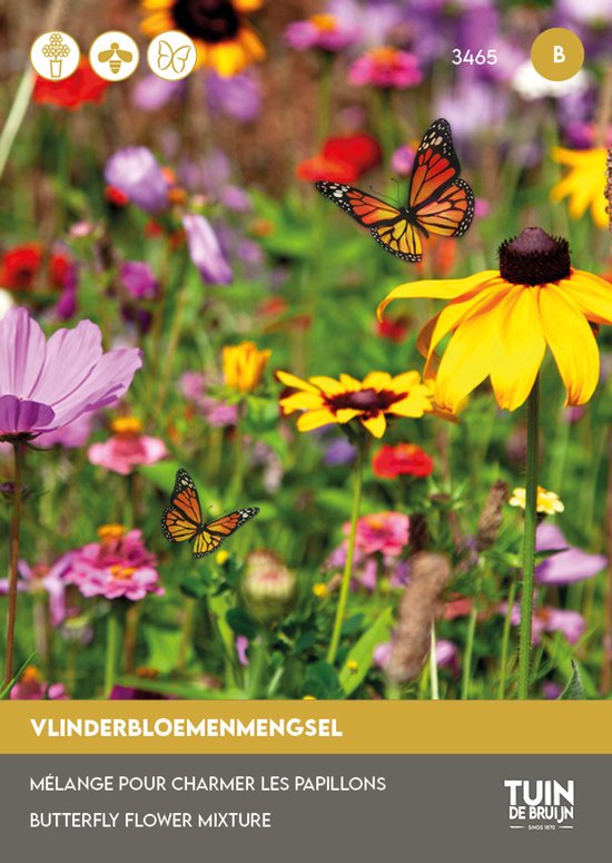 Tuin de Bruijn® zaden - Vlinderbloemen - 5 gram zaden