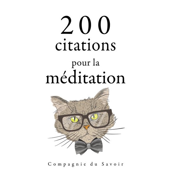 200 citations pour la méditation - cover