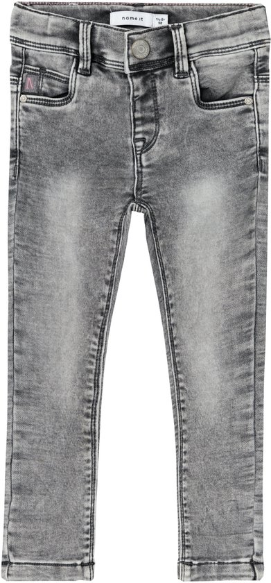 Name It Jeans Nmfpolly Skinny Jeans 1842-th Noos 13224656 Light Grey Denim Dames Maat - W110