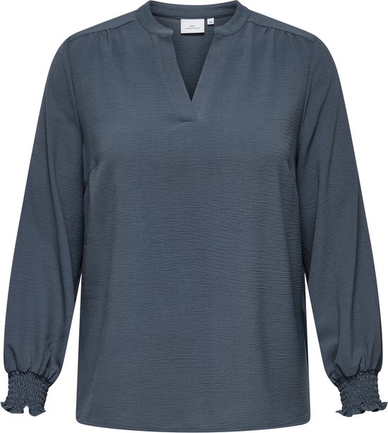 ONLY- CARMETTA L/S V-NECK TOP WVN NOOS - Heren - T-shirt