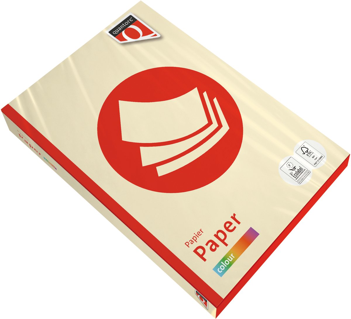 Kopieerpapier quantore colour a4 160gr ivoor