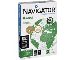 Navigator Universal CO2-neutraal papier | format A4 | 80 g | pak van 500 Vellen