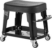 Opstapkruk 150kg Blauw Met Wielen Opstapkruk 150kg Blauw Met Wielen
