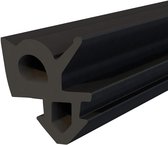 DQ-PP raamafdichting, Zwart, 40 meter, S-1387 Rehau, PVC-raam, Rubber afdichting Afdichtingsband, Kunststof raamafdichtingen, ALU-profielafdichting Deurafdichting