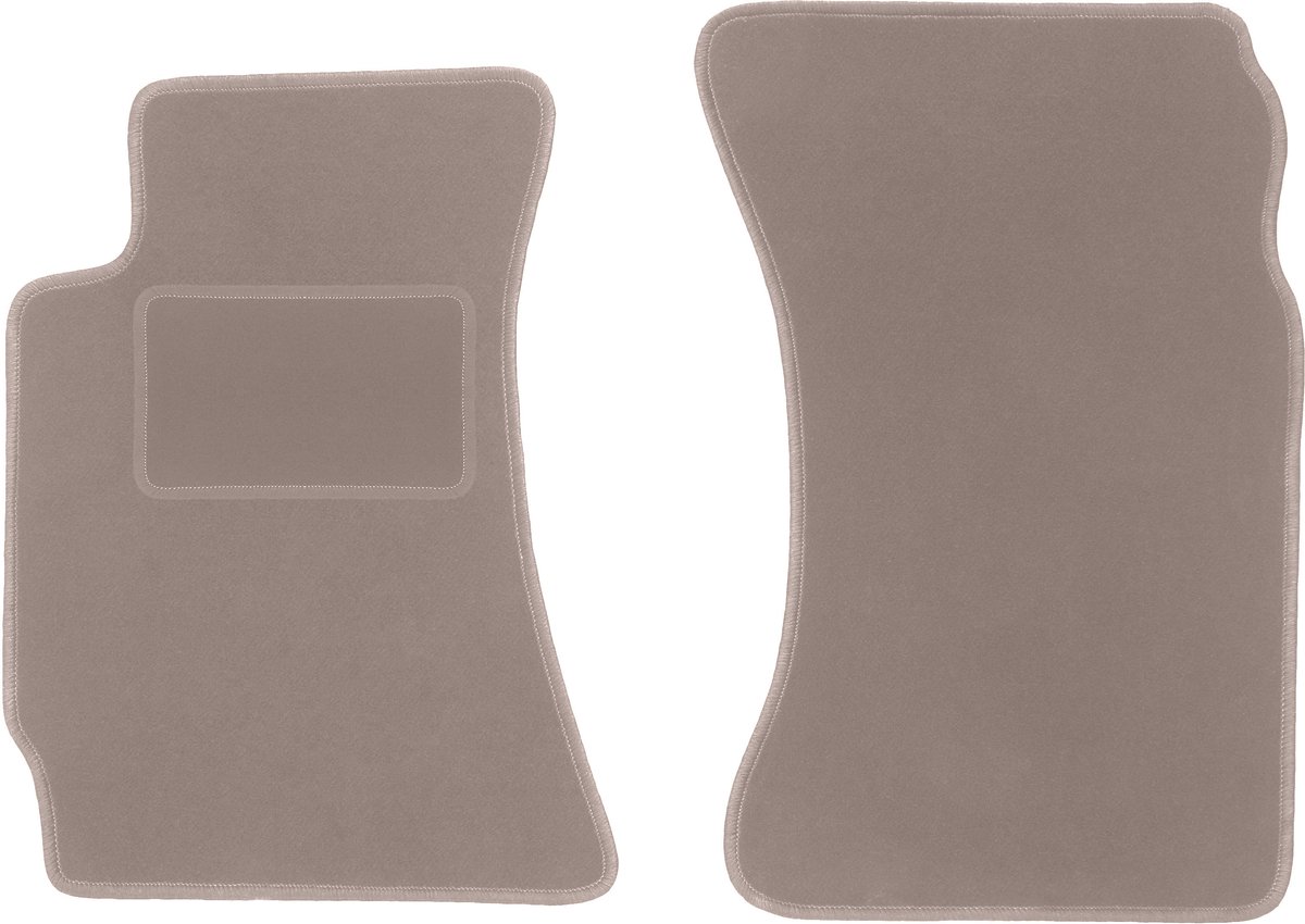 Beige voormatten voor: Subaru Forester II SUV (2002-2008)