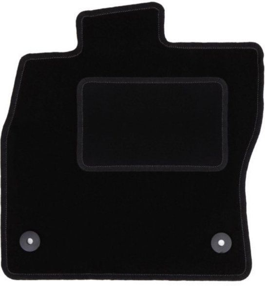 Bestuurdersmat zwart voor: Skoda Octavia III liftback, sedan, variant, stationwagen (2012-2020)