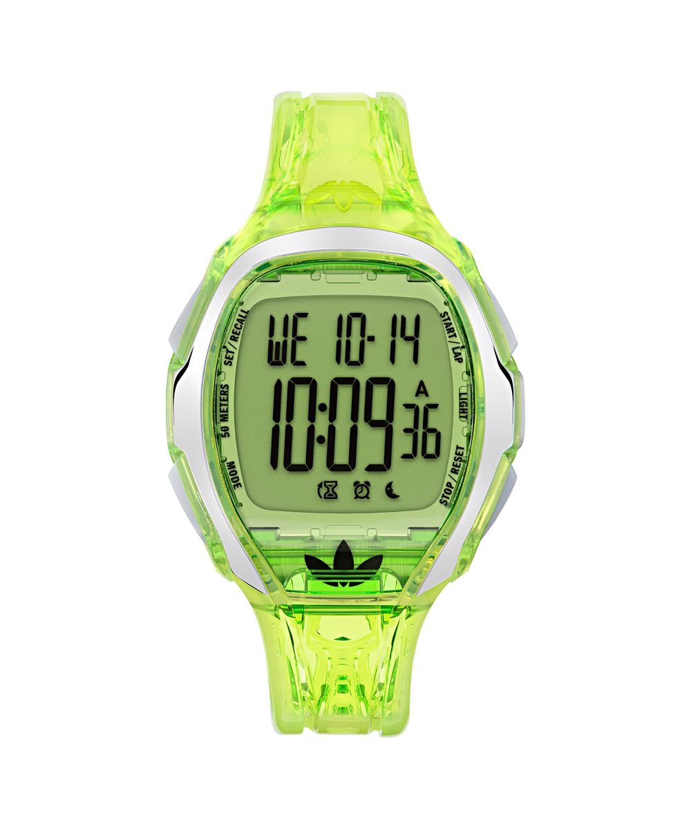 Adidas Originals Athletics One AOFH25005 Horloge - Kunststof - Groen - Ø 45 mm