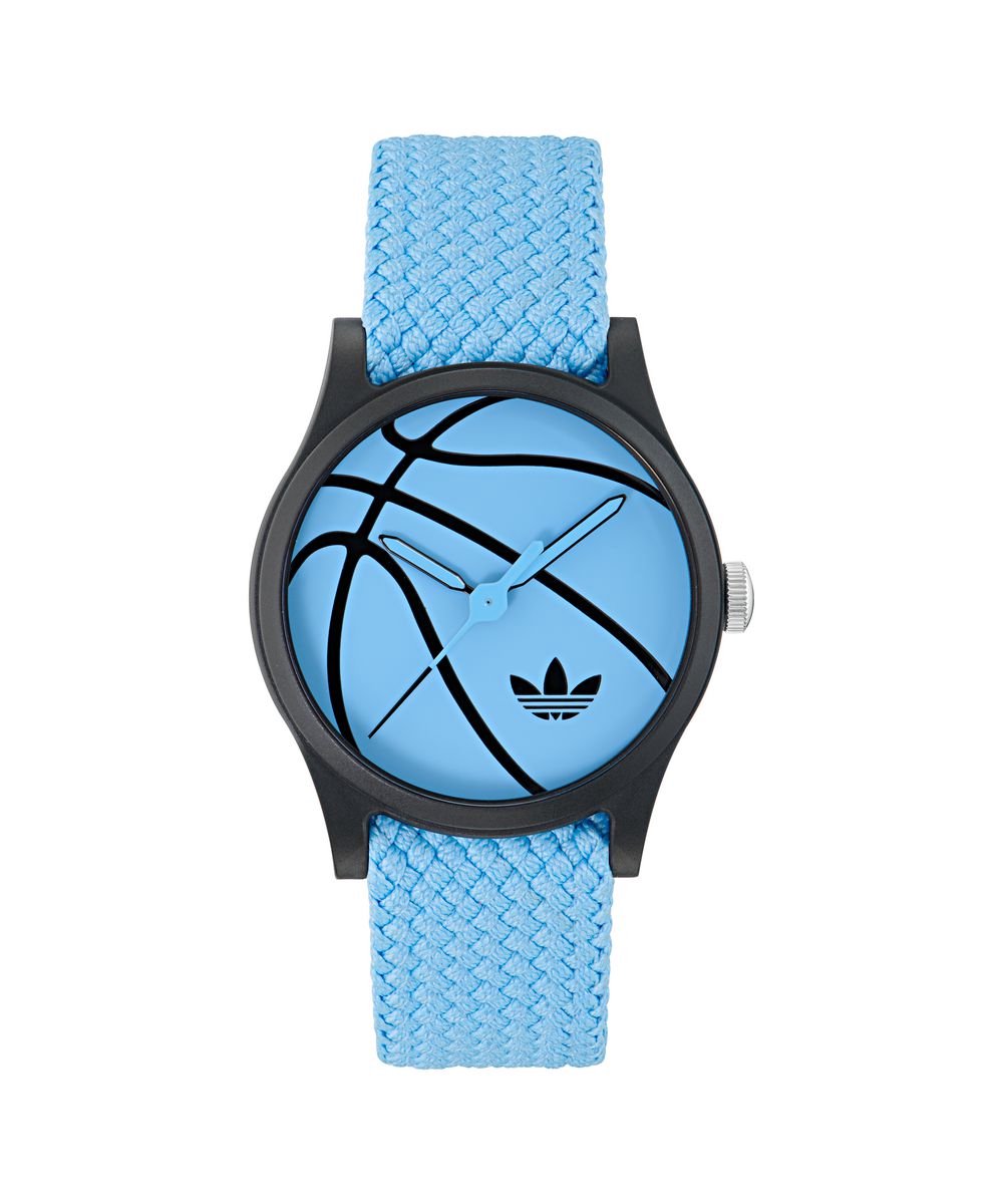 Adidas Originals Game One AOSY25028 Horloge - Nylon - Blauw - Ø 39 mm