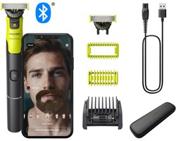 Philips OneBlade 360 Connected Face + Body - Trimmer, scheerapparaat en styler in 1 - QP4631/65