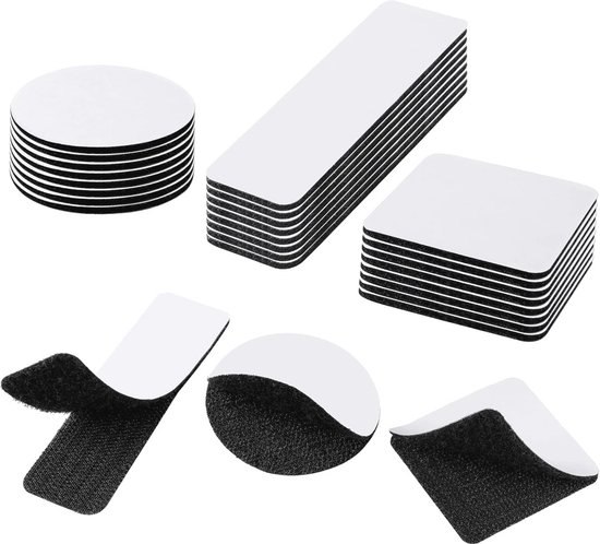 FORTEX klittenband zelfklevend set 2x 10 meter x 20 mm