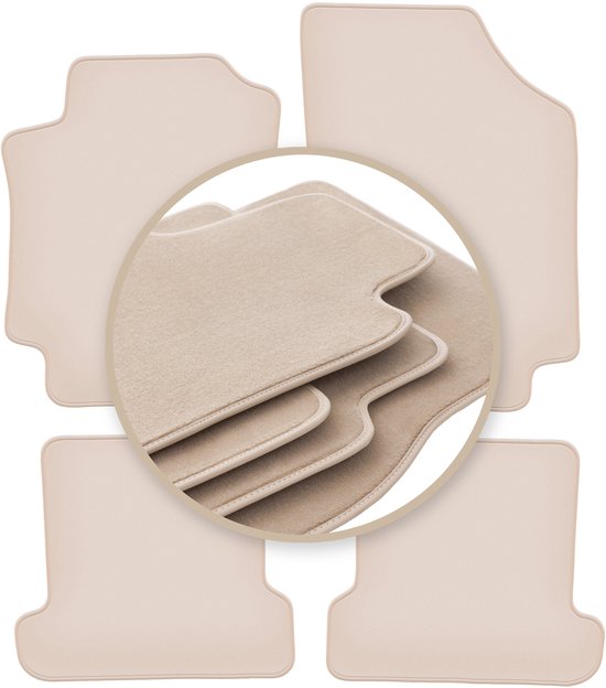 Tapis beiges PREMIUM pour : Peugeot 307CC cabriolet 2003-2008