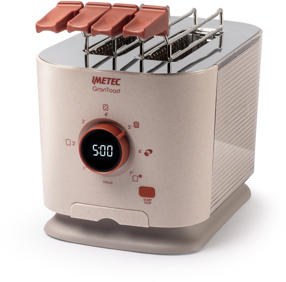 Imetec 7504 broodrooster 7 2 snede(n) 600 W Zand