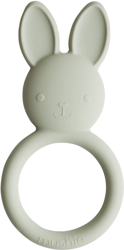 Mushie Siliconen Bijtring | Bunny Sage