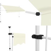 Store banne rétractable manuel vidaXL 400 cm Crème - Store banne rétractable - Auvents rétractables - Store banne rétractable - Auvents rétractable