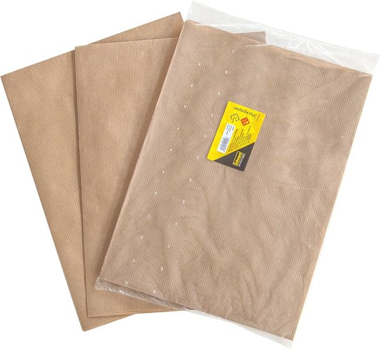 Kraftpapier op rol, 59 cm x 400 meter, 50 gram/m2, Rood Kraftpapier op rol, 59 cm x 400 meter, 50 gram/m2, Rood