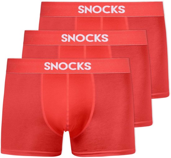 SNOCKS Boxershorts Heren â€“ 3 Stuks â€“ Comfortabel & Ademend â€“ Naadloos & Elastische Tailleband â€“ Perfecte Pasvorm & Duurzaam Ondergoed