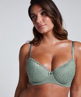 Hunkemöller Dames Lingerie Voorgevormde beugel bh Marine - Groen - maat D80
