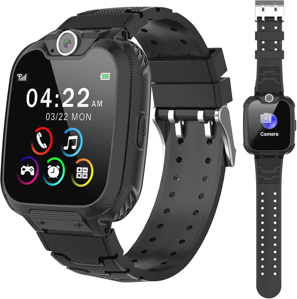 Multifunctionele Smartwatch voor Meisjes met Telefoon, Spellen, Camera en Muziek