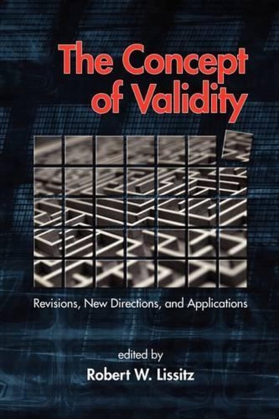The Concept of Validity - cover