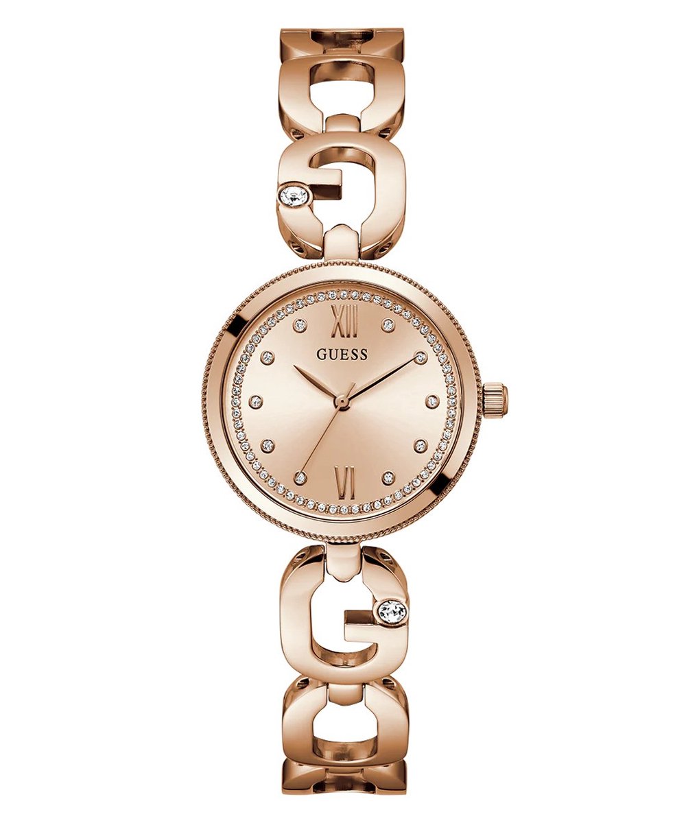 Guess Empower GW0759L3 Horloge - Staal - Rosékleurig - Ø 30 mm