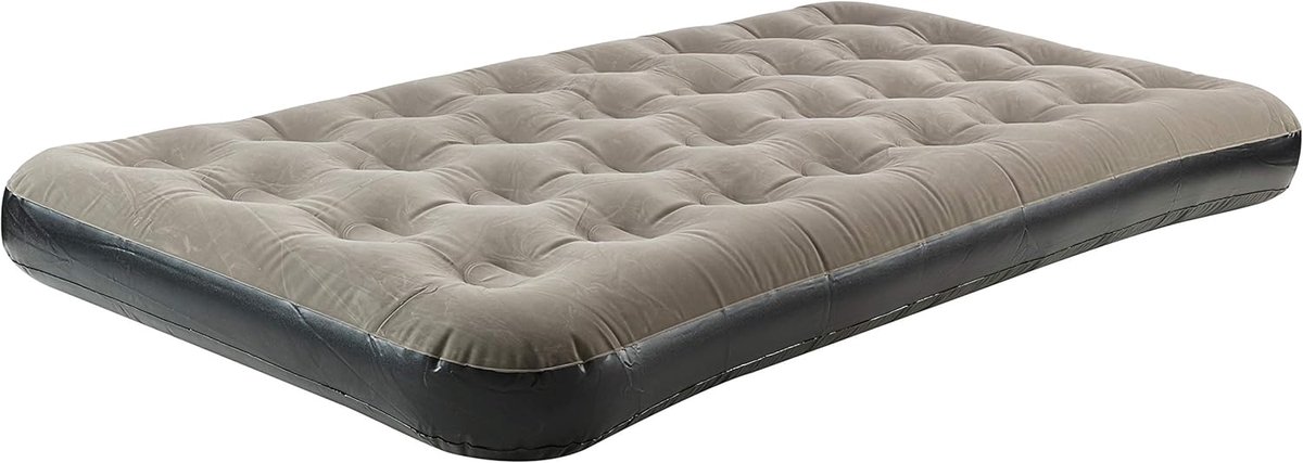 Luchtbed Velours Antraciet 191x99 cm - Comfortabel en Universeel