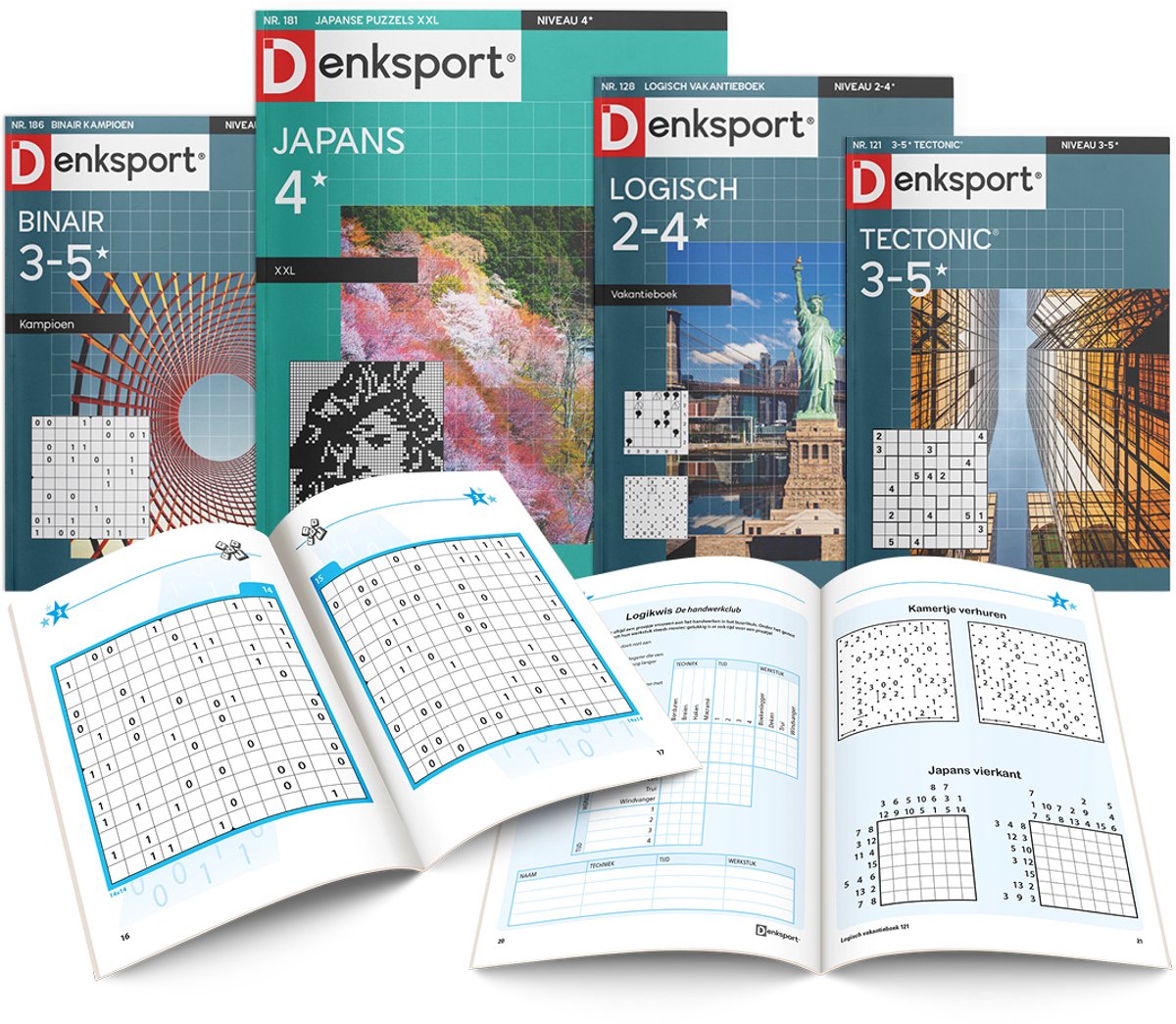 Denksport Logisch puzzelboek pakket nr. 9 op Prijzenvolger.com