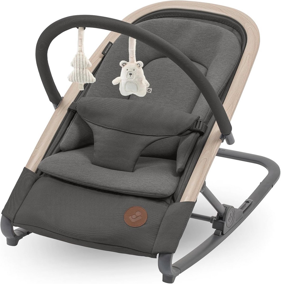 Image of 2-in-1 Baby Wipstoel met Speelgoedboog voor de Eerste Jaren – Luxe Comfort, Lichtgewicht en Compact, 3 Ligstanden