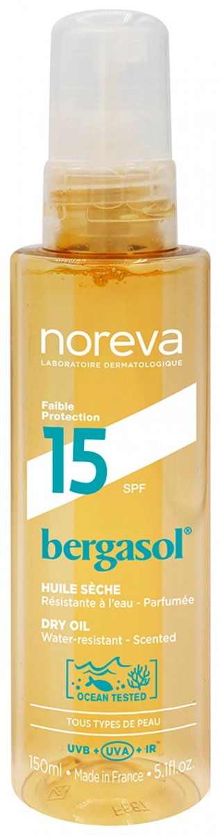 Noreva Bergasol Droge Olie SPF15 150 ml