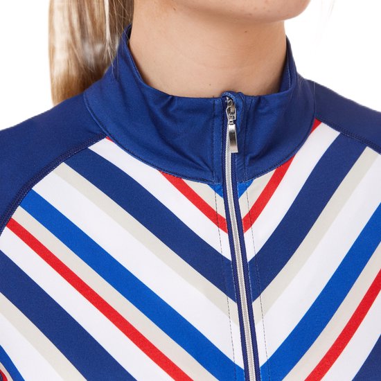 Func Factory dames Sportvestje Sheila stripe maat 44 van Func Factory — afbeelding 4