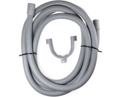 Dparts afvoerslang 4m - 19x22mm - voor wasmachine en vaatwasser - inclusief bocht - afvoer waterslang - 400cm - 4 meter
