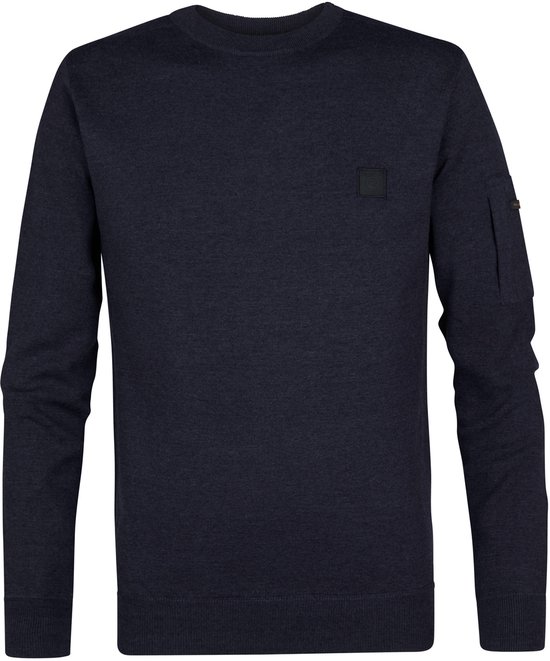 Petrol Industries - Pull en maille fine pour homme Raleigh - Blauw - Taille L