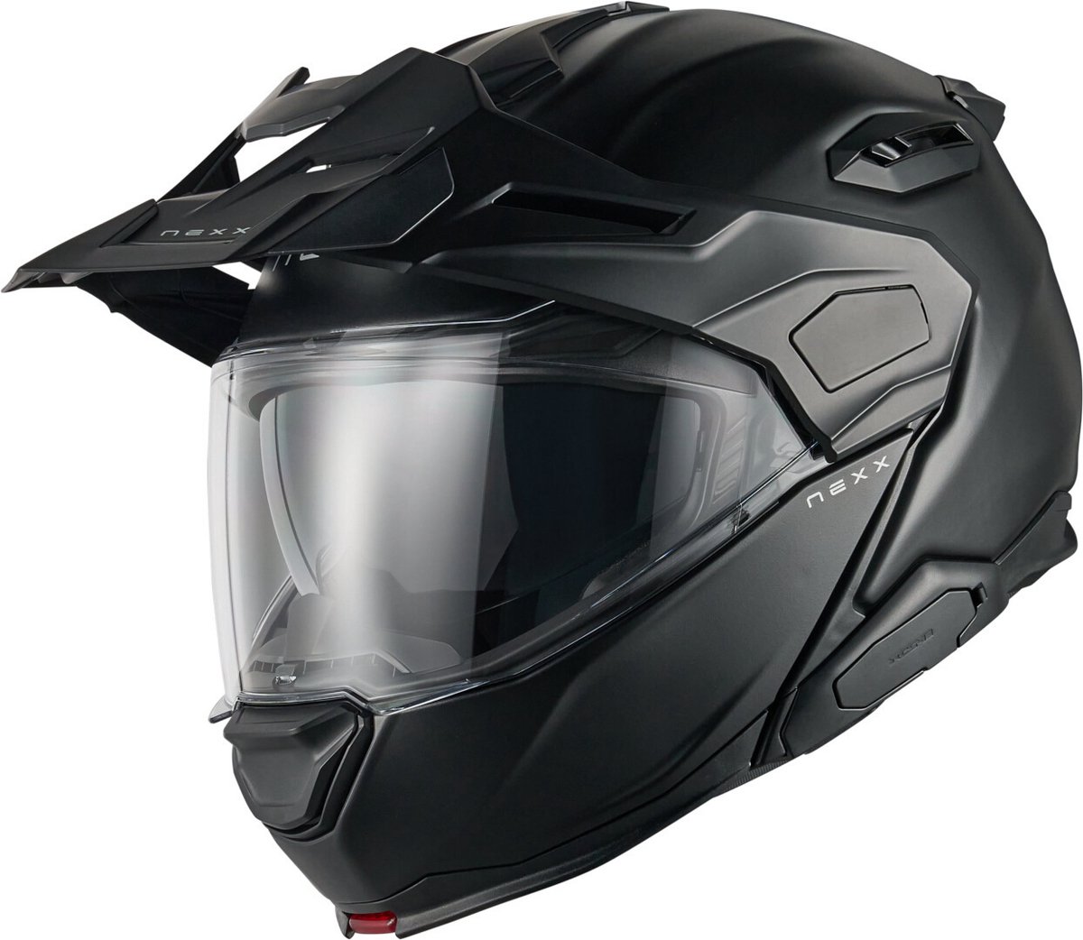 Nexx X.Lifecountry Plain Mat Zwart Systeemhelm - Maat L - Helm