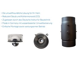 Houtrookfilter KAMINfilterKAT ø150mm enkelwandig rookkanaal