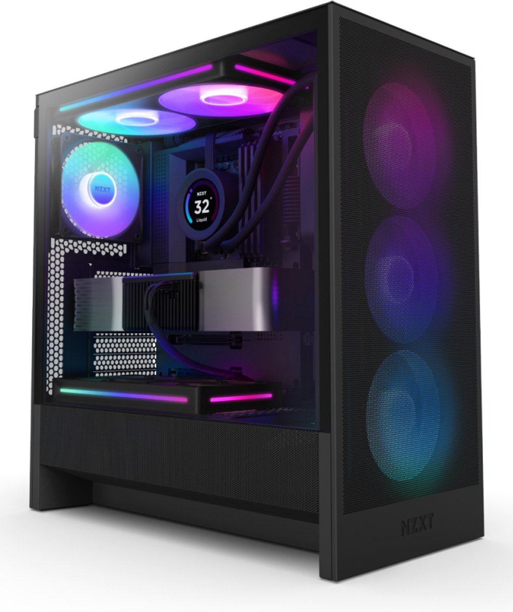 Nzxt H5 Flow Rgb (2024) - Zwart behuizing