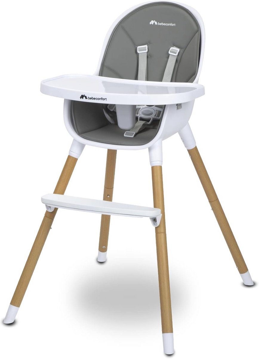 Image of 2-in-1 Kinderstoel voor Baby's en Peuters - Verstelbaar van 6 maanden tot 6 jaar, tot 30 kg, Scandinavisch Design