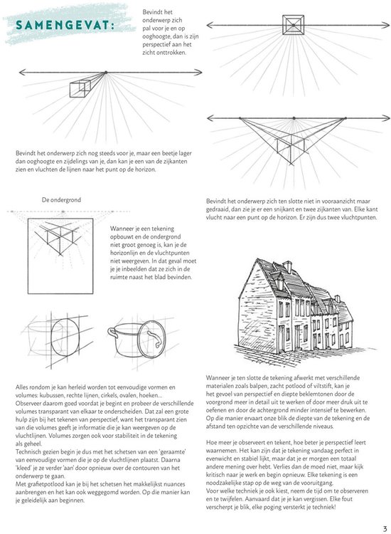 Stap voor stap perspectief leren tekenen