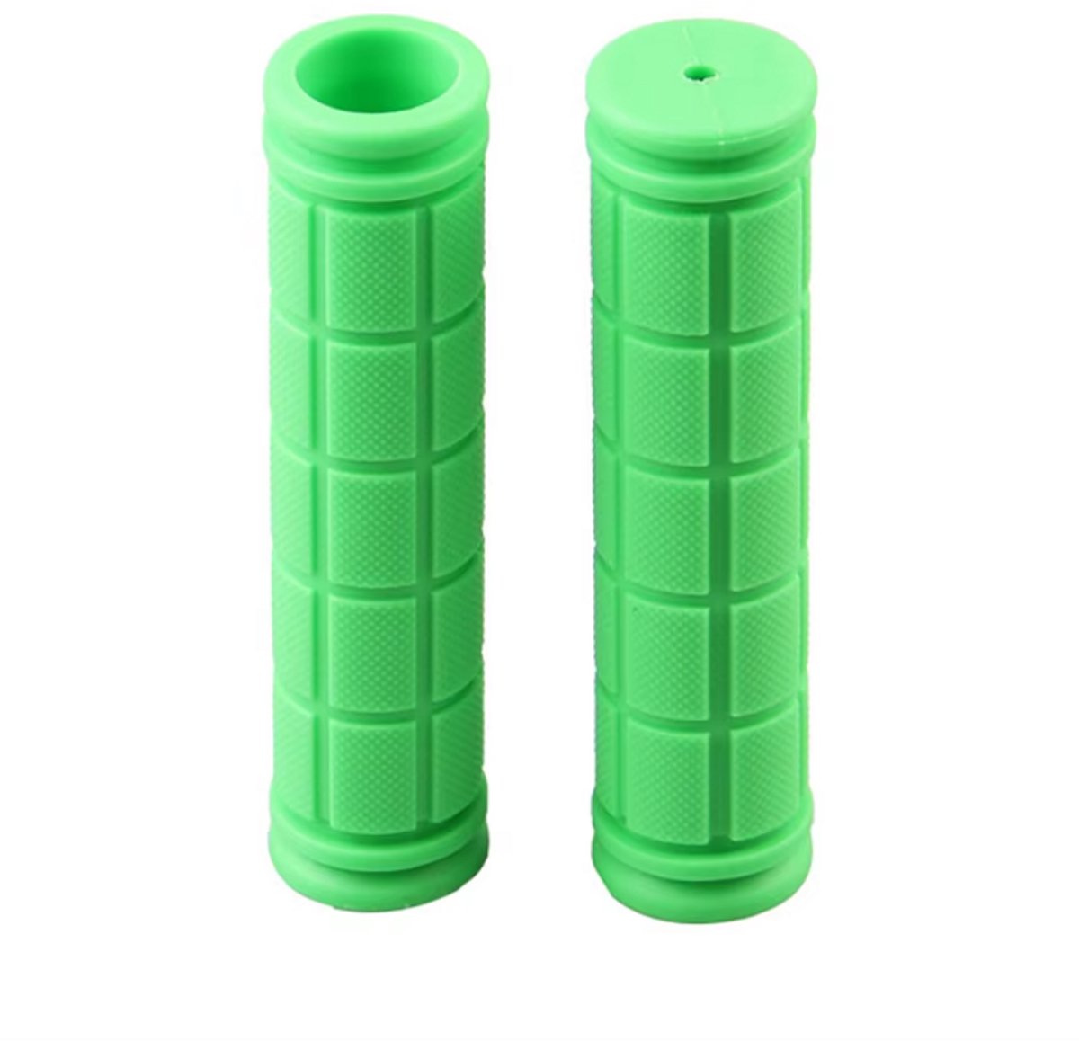 Rieba® Handvatten Kinderfiets 120mm - Fiets - Step - Binnen diameter 22mm - Kinderen - Rubber - Antislip - Groen